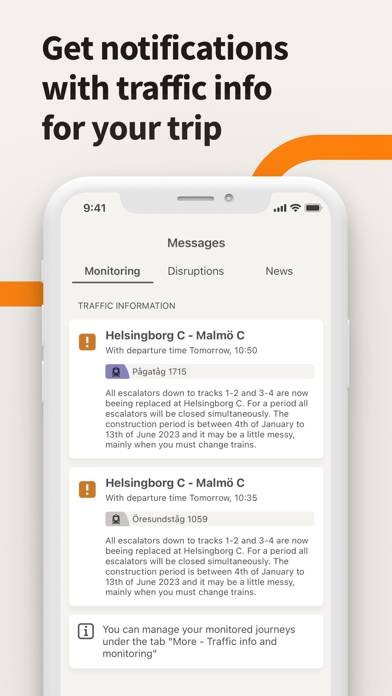 Skånetrafiken App screenshot #2