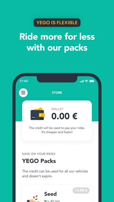 YEGO Mobility App screenshot #4
