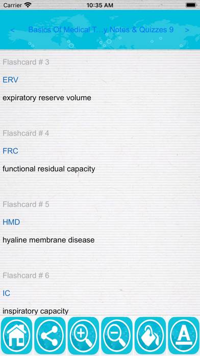 Basics Of Medical Terminology App screenshot