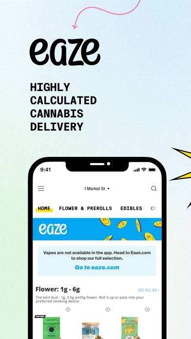 Eaze: Cannabis Delivery App screenshot #1