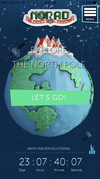 NORAD Tracks Santa Claus Schermata dell'app #1