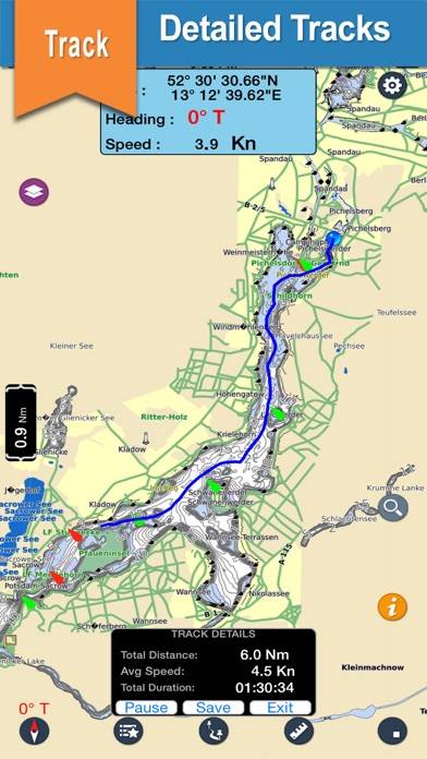 Lake Winnipesaukee offline chart for boaters App screenshot