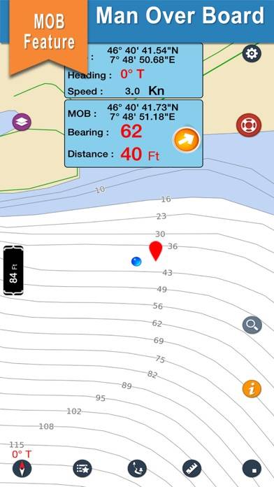 Lake Winnipesaukee offline chart for boaters App screenshot