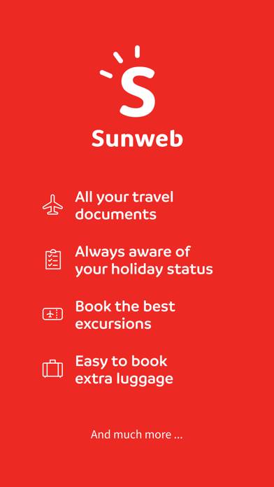 Sunweb App skärmdump