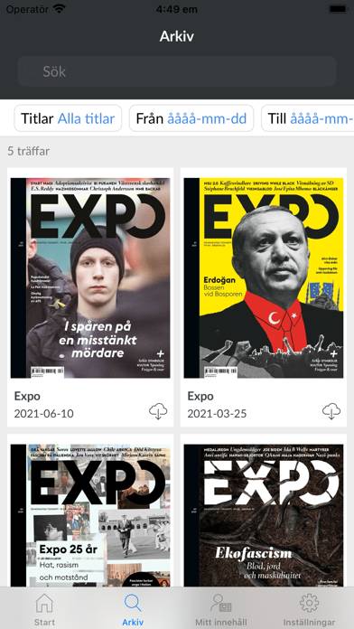 Expo skärmdump