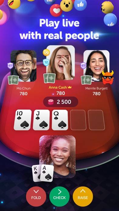 PokerUp: Social Poker Скриншот приложения #1