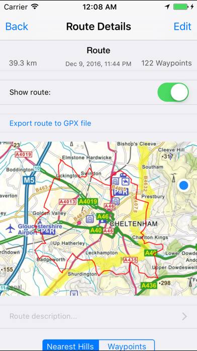 Cotswolds Maps Offline Capture d'écran de l'application #3