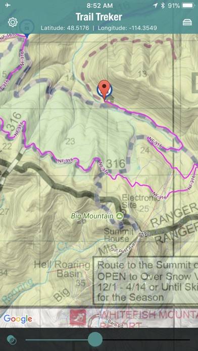 Trail Treker App screenshot