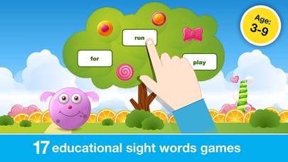 Sight Words Games in Candy Land App screenshot #1