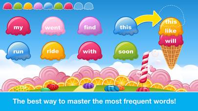 Sight Words Games in Candy Land App screenshot #3