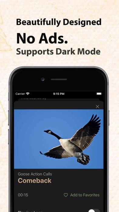 Hunting Calls for Goose App screenshot