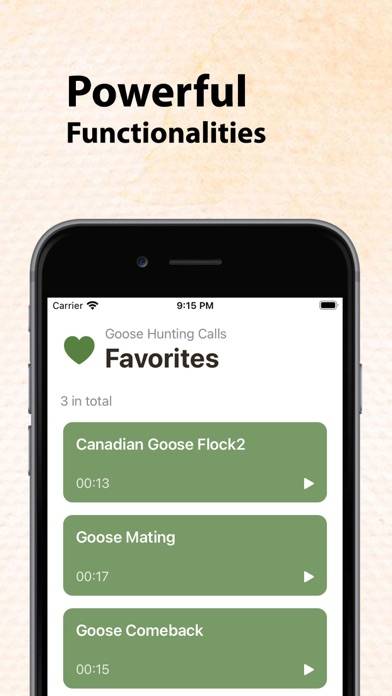 Hunting Calls for Goose App screenshot