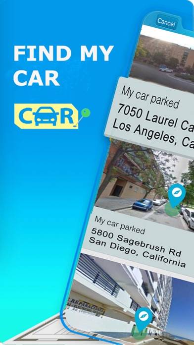 Find My Car Schermata dell'app #1