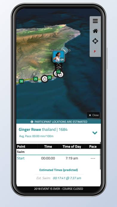 IRONMAN Tracker App skärmdump #4
