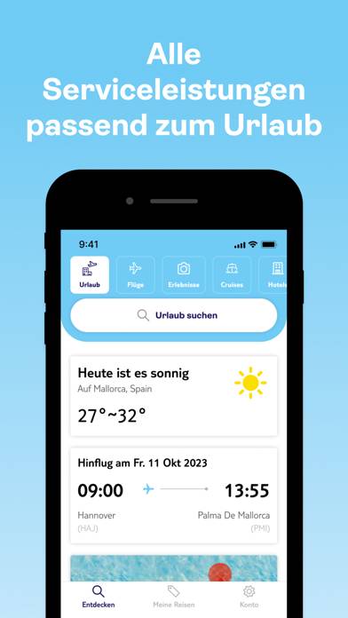 TUI | Urlaub buchen und planen App-Screenshot