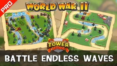 WWII Tower Defense PRO Captura de pantalla de la aplicación #1