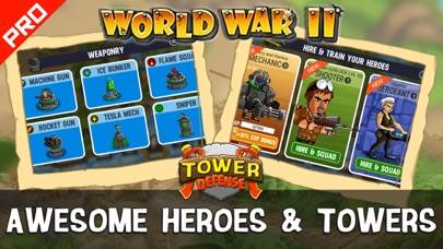 WWII Tower Defense PRO Capture d'écran de l'application #3