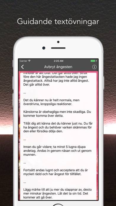 Ångestappen App screenshot #4