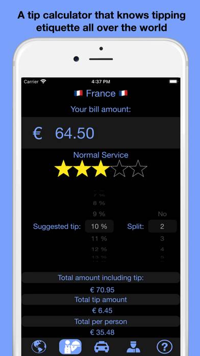 Ultimate Travel Tip Calculator App screenshot #1