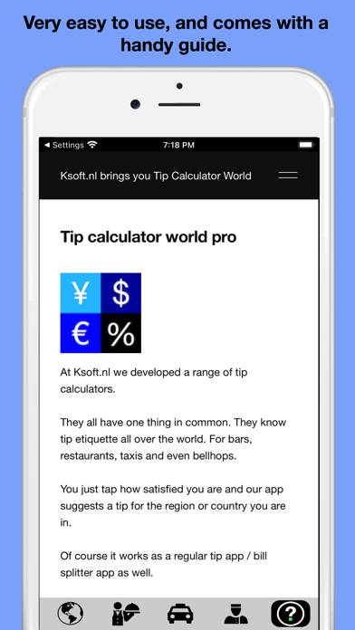 Ultimate Travel Tip Calculator App screenshot #6
