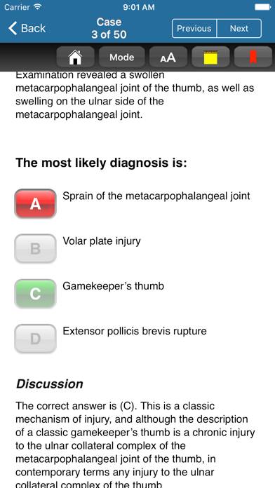 Orthopaedic Surgery Boards Captura de pantalla de la aplicación