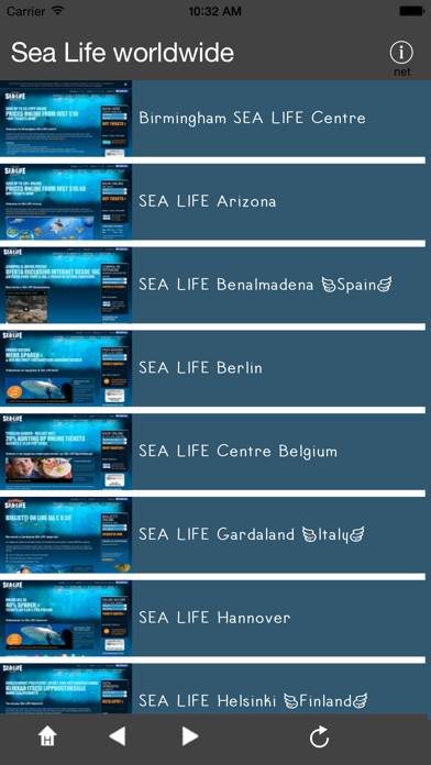 Sea Life worldwide App screenshot #1