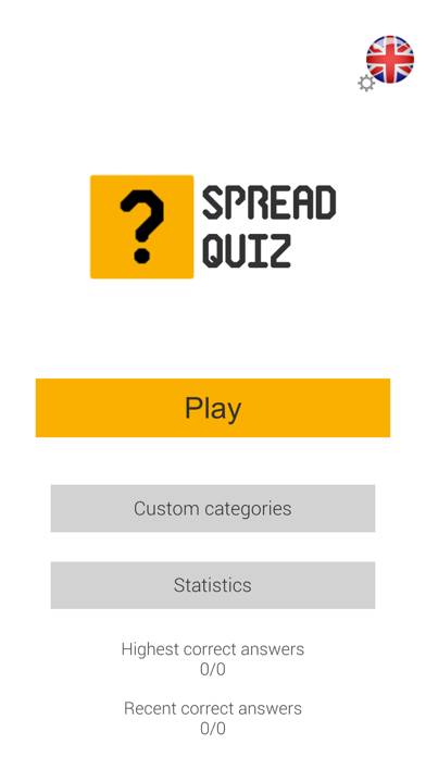 Spread Quiz Captura de pantalla de la aplicación #1