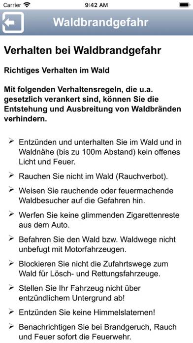 Waldbrandgefahr Sachsen App-Screenshot #4
