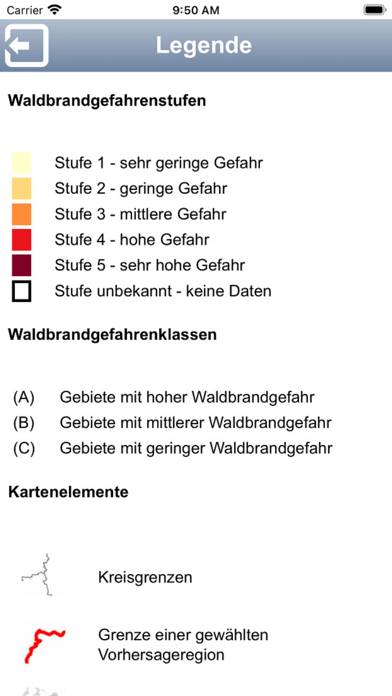 Waldbrandgefahr Sachsen App screenshot #6