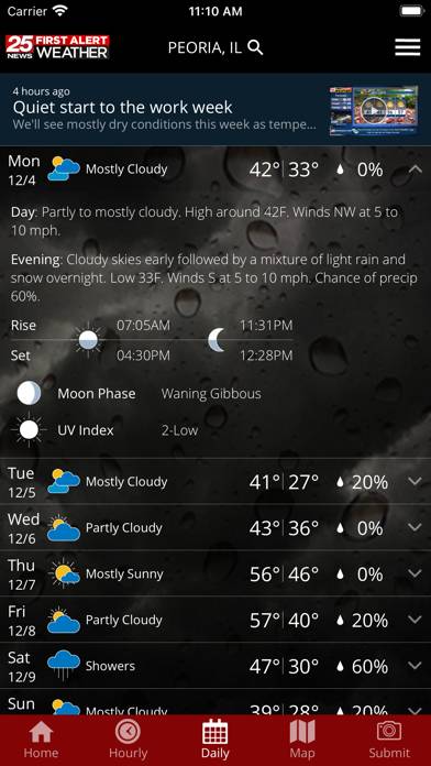 WEEK 25 First Alert Weather App screenshot