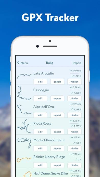 Hiking & Skiing Schermata dell'app #4