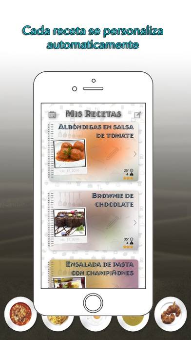 MR Recipes Captura de pantalla de la aplicación #1