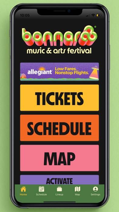 Bonnaroo Music & Arts Festival App screenshot #1