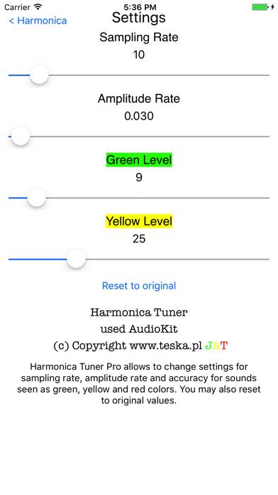 Harmonica Tuner Captura de pantalla de la aplicación #2