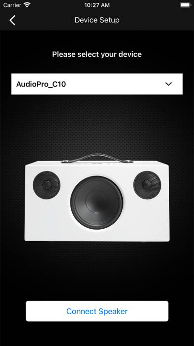 Audio Pro Control App screenshot #1