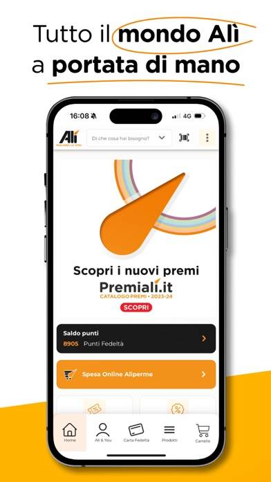 Alì Schermata dell'app