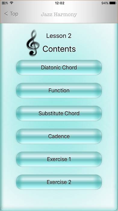 Jazz Harmony Lesson 2 App screenshot #2