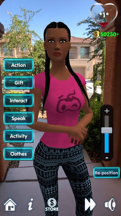 My Virtual Girlfriend AR Captura de pantalla de la aplicación #6