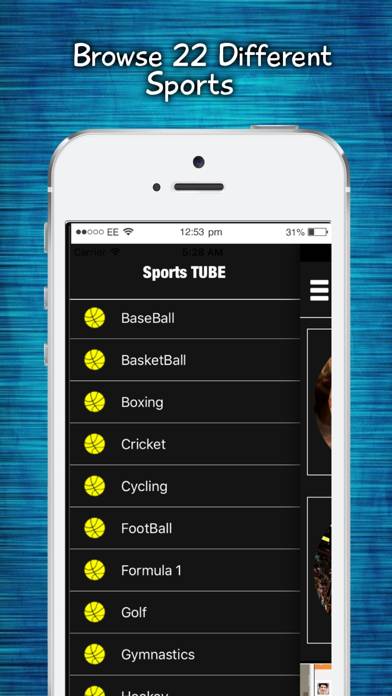 Sports TUBE LIVE App screenshot #2
