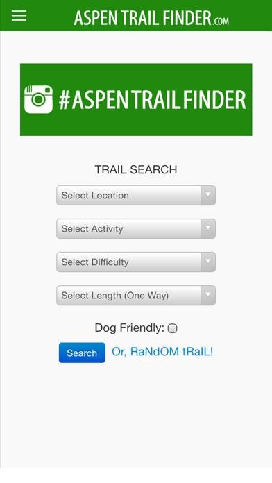 Aspen Trail Finder App screenshot #1
