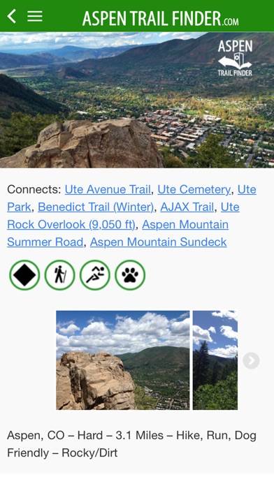 Aspen Trail Finder App screenshot #2