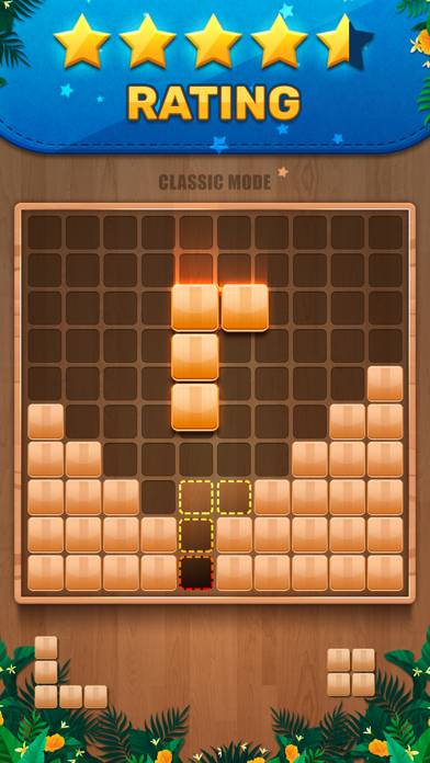 Wooden 100 Block Puzzle Game App screenshot #1