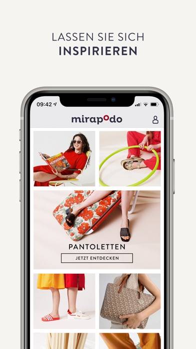 Mirapodo App-Screenshot