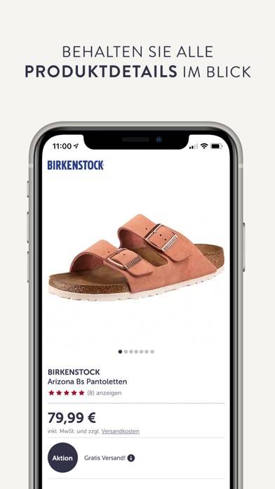 Mirapodo App-Screenshot