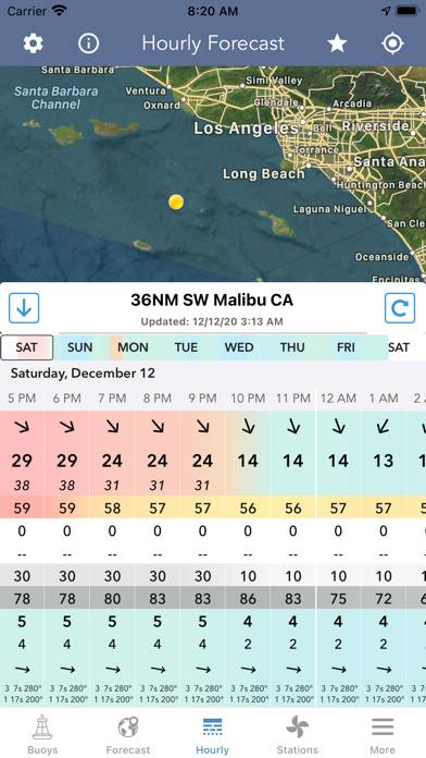 Marine Weather Forecast Pro App screenshot