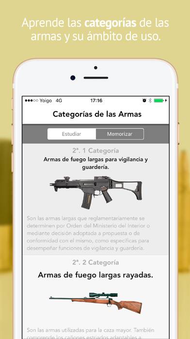Licencia de Armas App screenshot #5