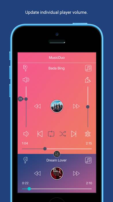 MusicDuo : Dual Songs Player App screenshot #3