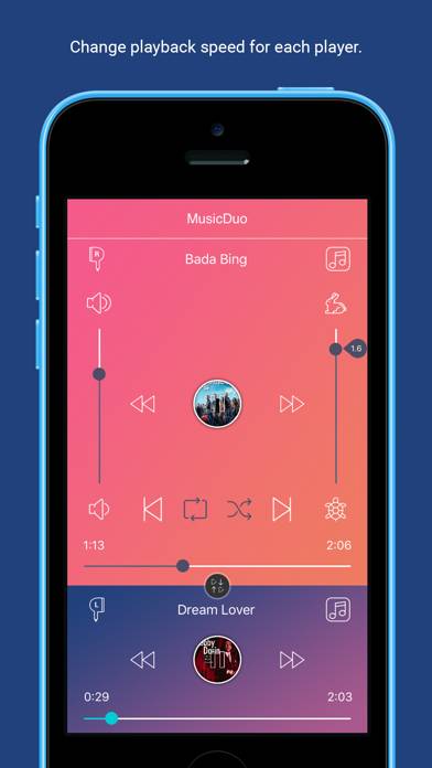 MusicDuo : Dual Songs Player App screenshot #4