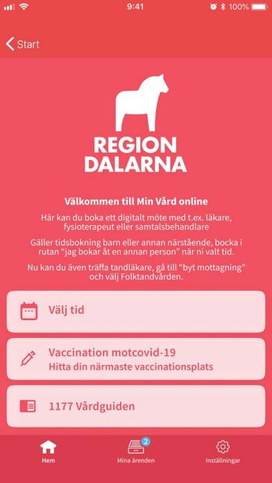 Min Vård App skärmdump #2