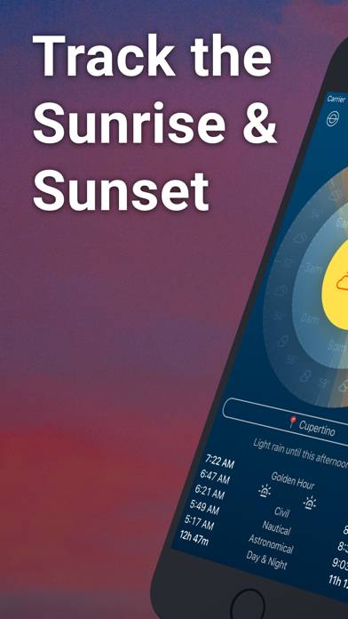 SolarWatch Sunrise Sunset Time Schermata dell'app #1